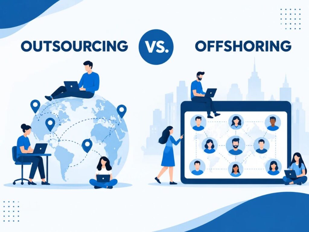 outsourcing vs offshoring